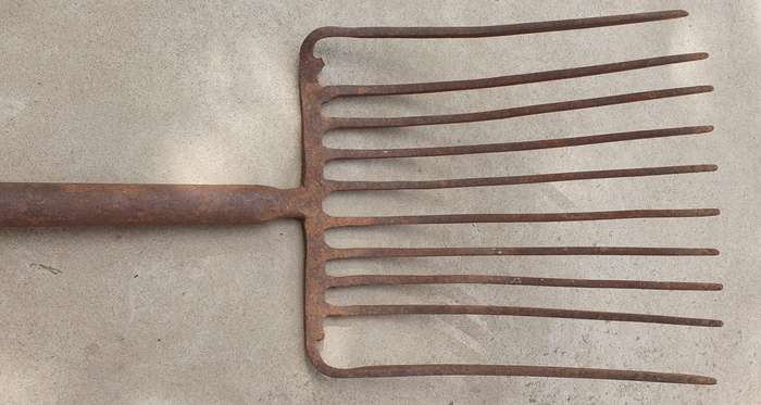Vintage coal fork as per photo