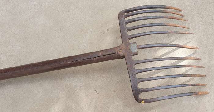 Vintage coal fork as per photo
