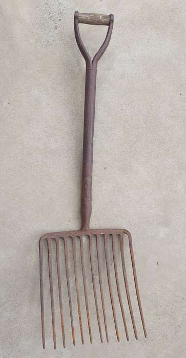Vintage coal fork as per photo
