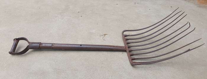 Vintage coal fork as per photo