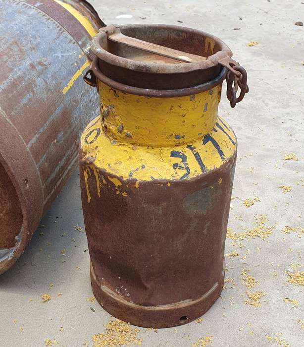 Vintage H&H milk can as per photos