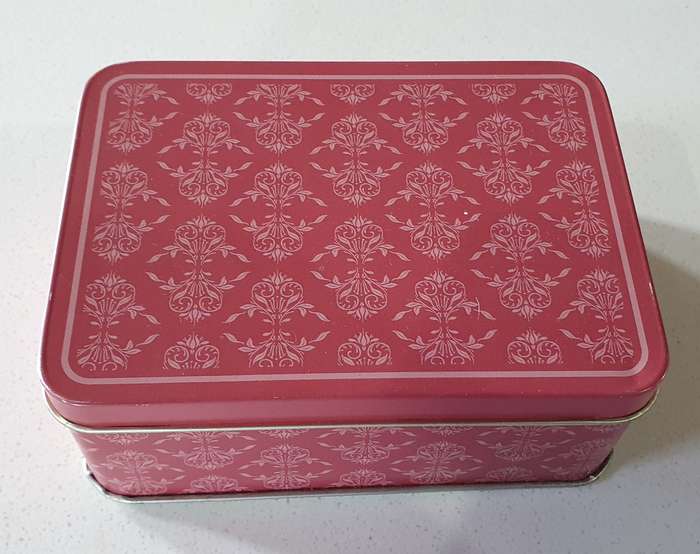 Woolworths BELGIAN chocolate fudge tin as per photos