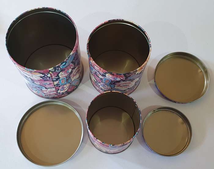 Set of 3 tins as per photos