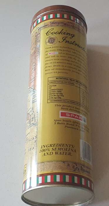 SPAGHETTI tin as per photos