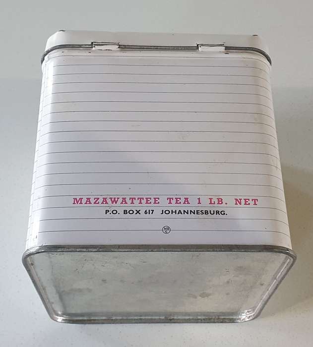 MAZAWATTEE TEA tin as per photos