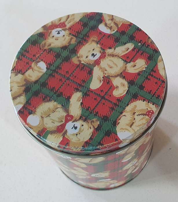 BEAR theme tin as per photos