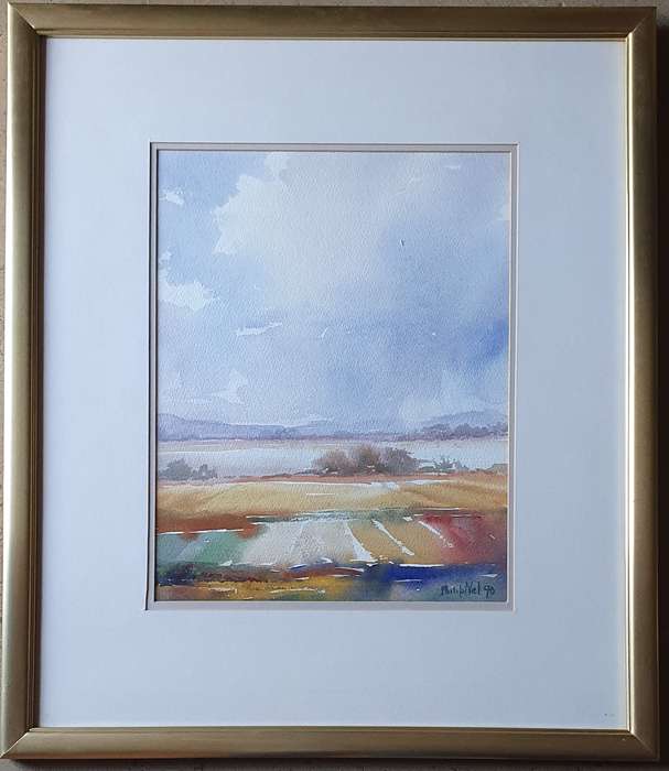 Original framed watercolour  painting by PHILLIP NEL as per photos