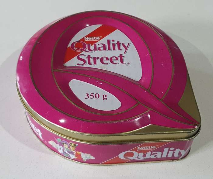 Nestle QUALITY STREET tin as per photos