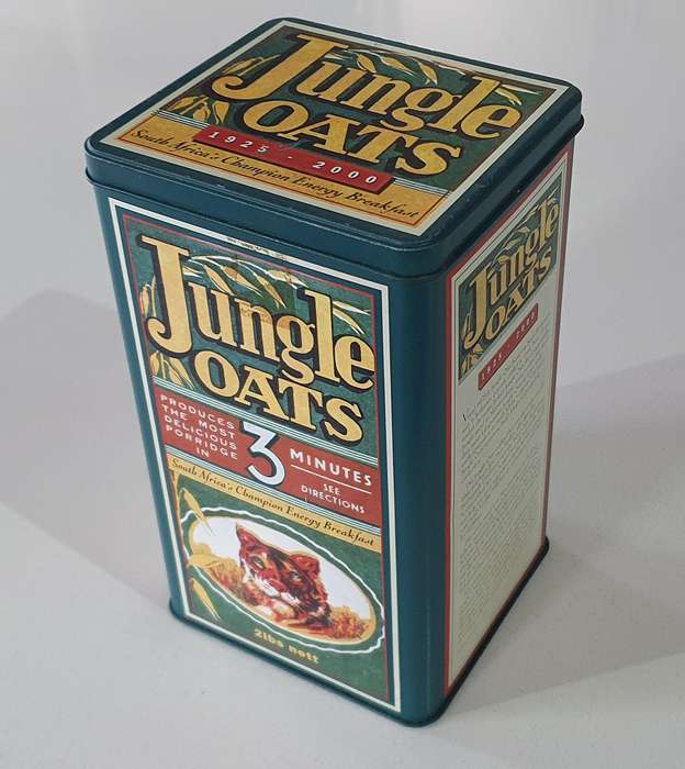 JUNGLE OATS tin as per photos