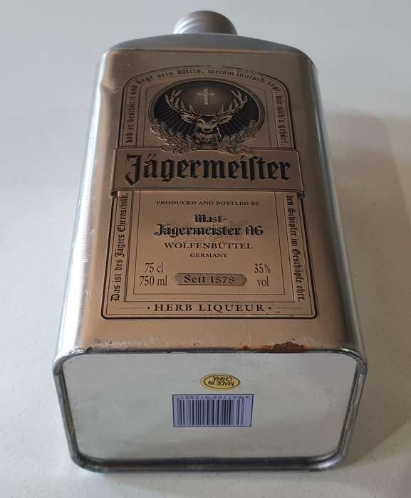 Jagermeister tin as per photos