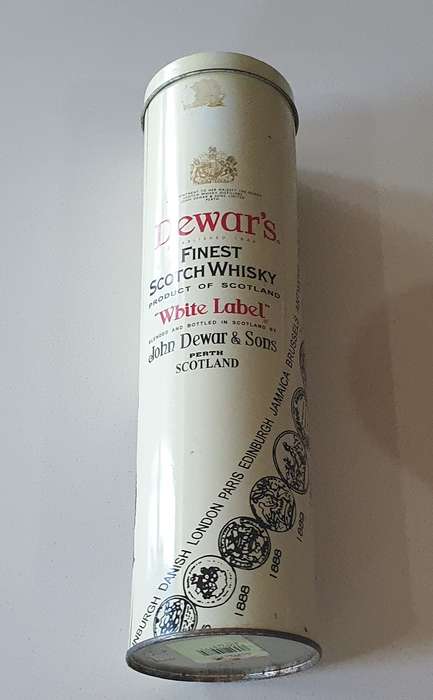 DEWAR'S WHISKEY tin as per photos