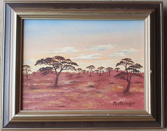 Original PEET KRUGER oil painting as per photos