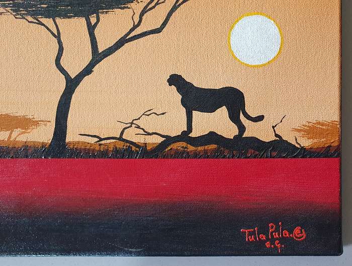 Original TULA PULA oil painting as per photos