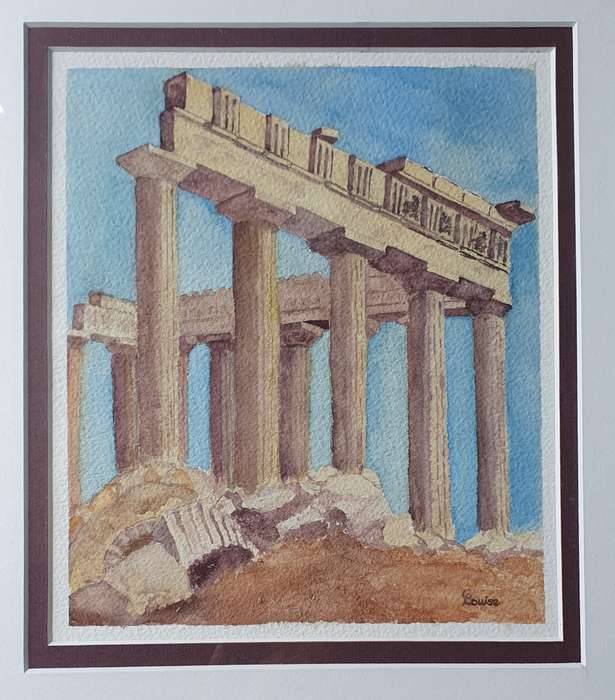 Original LOUISE CILLIERS watercolour painting as per photos