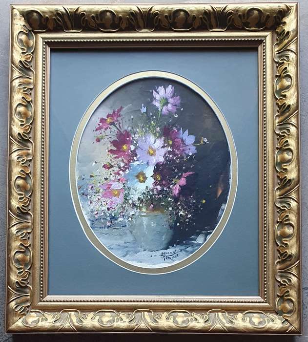 Original framed oil painting by HENNIE GRIESEL as per photos