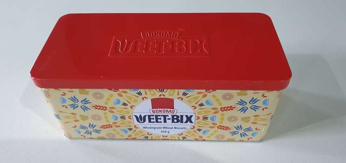 BOKOMO WEET-BIX tin as per photos