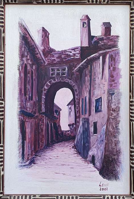 Original acrylic painting by LENIE