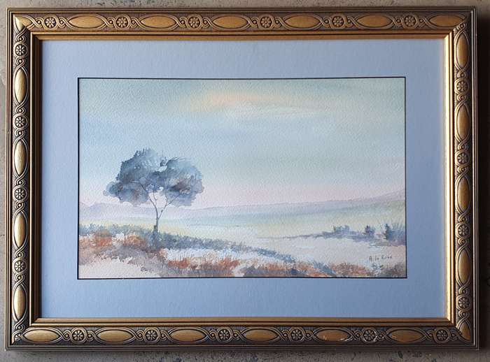 Original framed watercolour painting as per photos