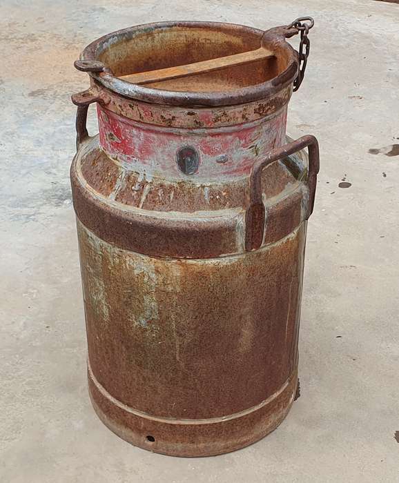 Vintage milk can as per photos