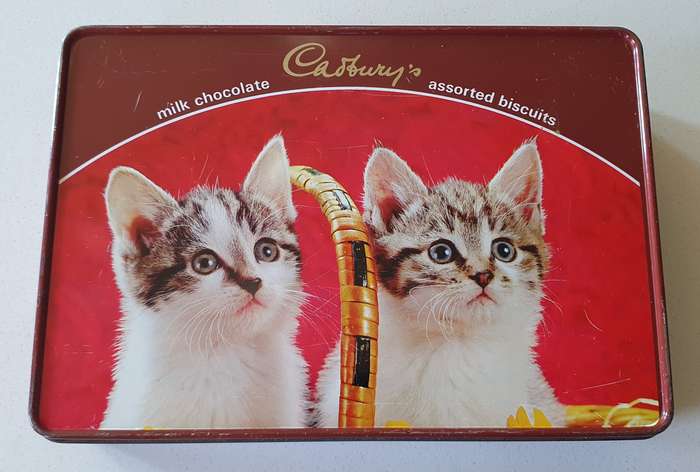 CADBURY'S twin cats tin as per photos