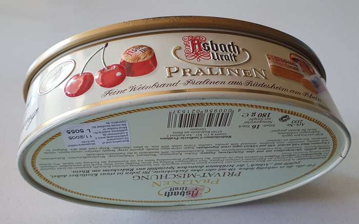 PRIVAT MISCHUNNG - ASBACH URALT - PRALINEN tin as per photos