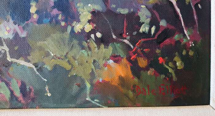 Original oil painting by DALE ELLIOTT