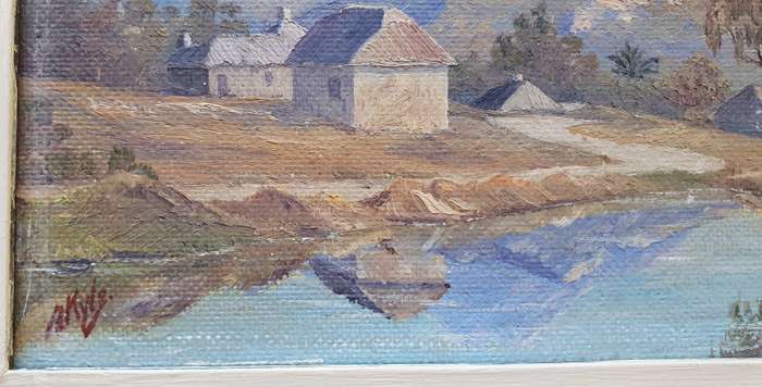 Original oil painting by A. Kyle