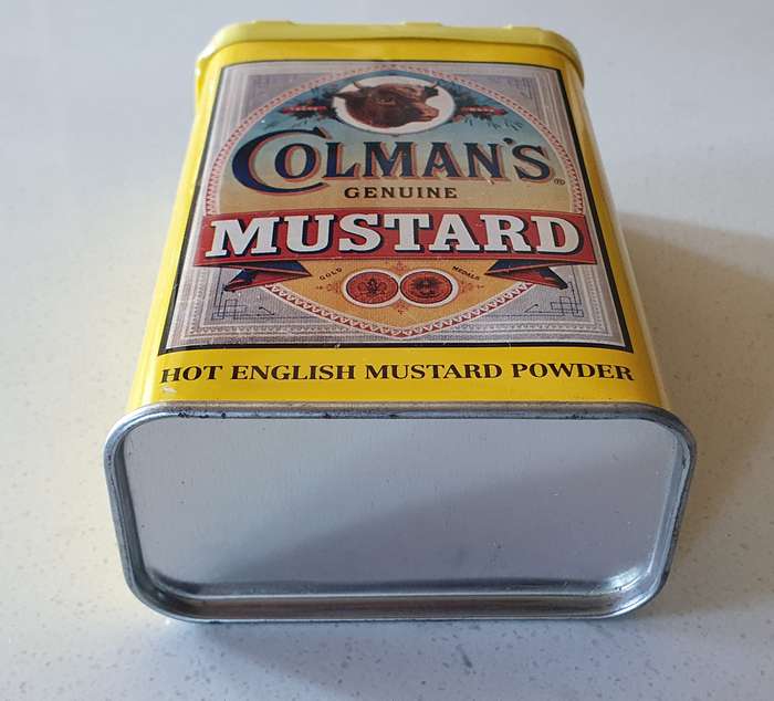 COLEMAN'S tin as per photos