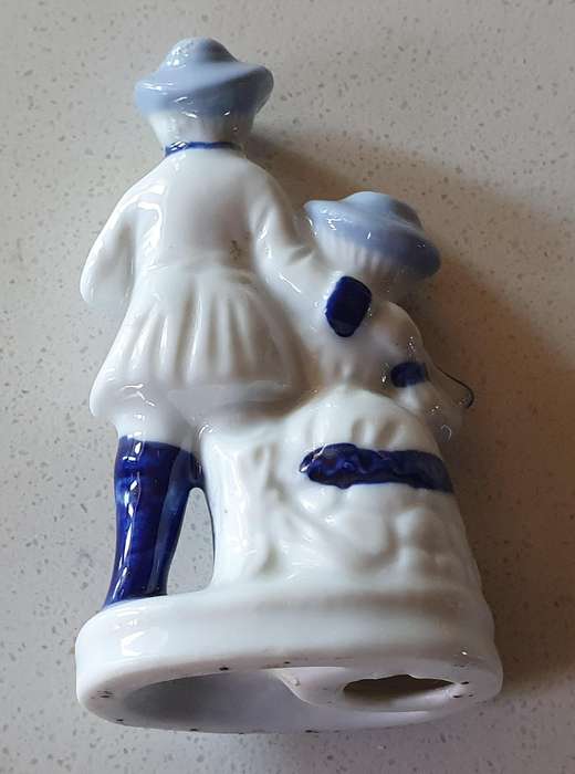Blue and white figurine - as per photo