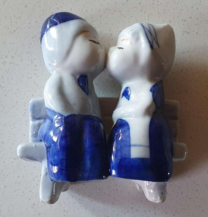 Blue and white figurine - as per photo