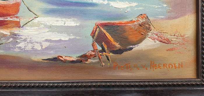Original framed oil painting by PIETER VAN HEERDEN as per photos