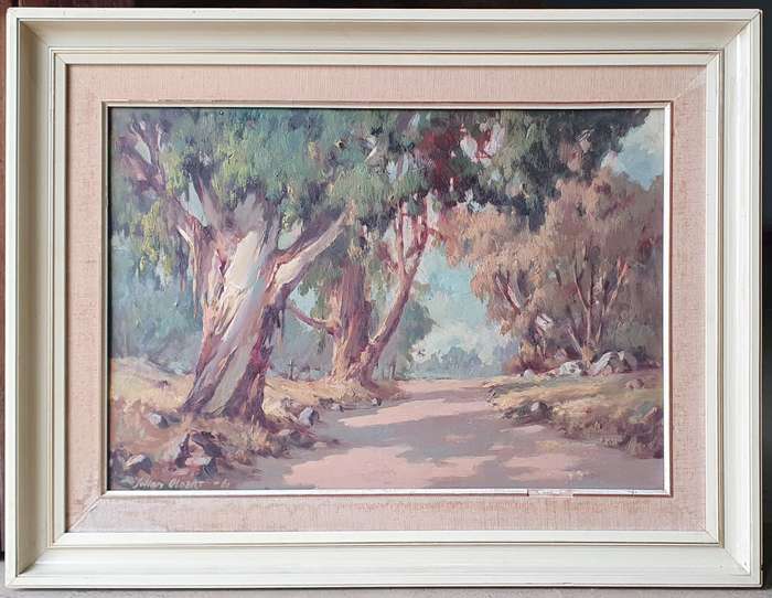 JOHAN OLDERT - Original framed oil painting