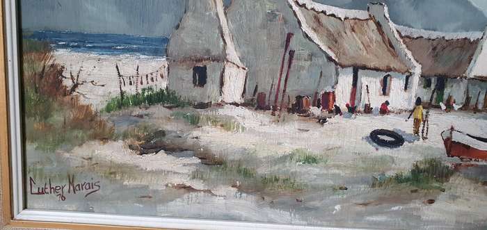 LUTHER MARAIS - Original framed oil painting
