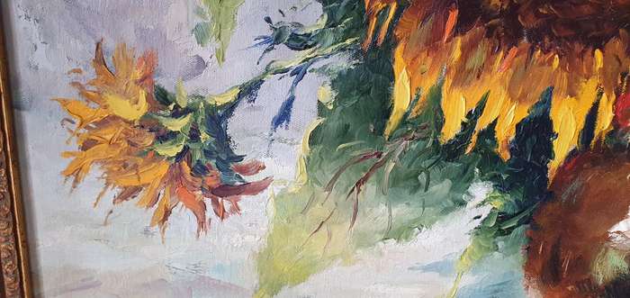 HENNIE GRIESEL - Original framed oil painting