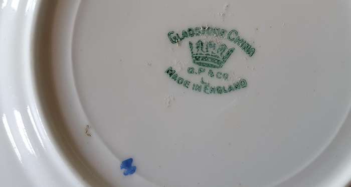 Gladstone China plate - made in England as per photos