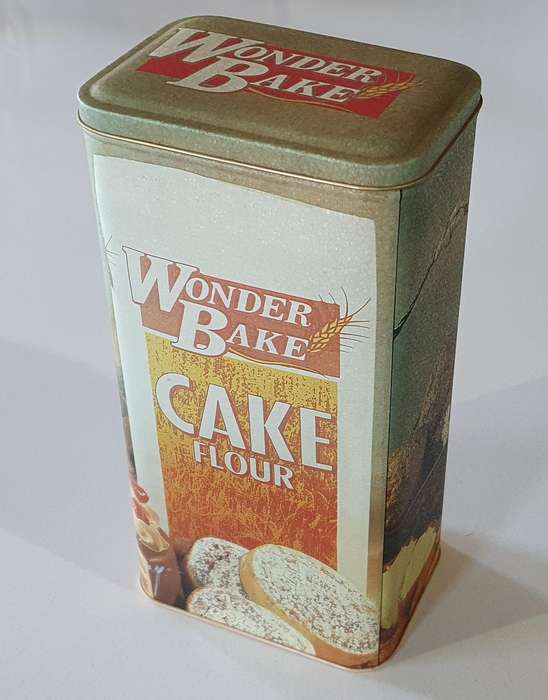 WONDER BAKE tin as per photo.