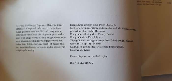 KERSPITBORDUURWERK by Alma Schwabe - soft cover book