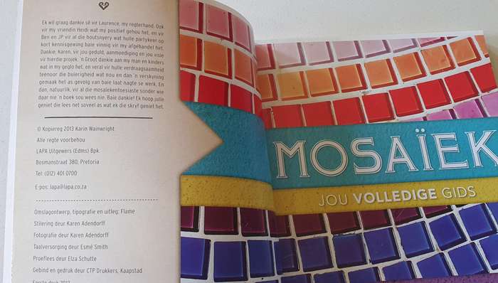 MOSAIEK jou volledige gids by Karin Wainwright - soft cover book