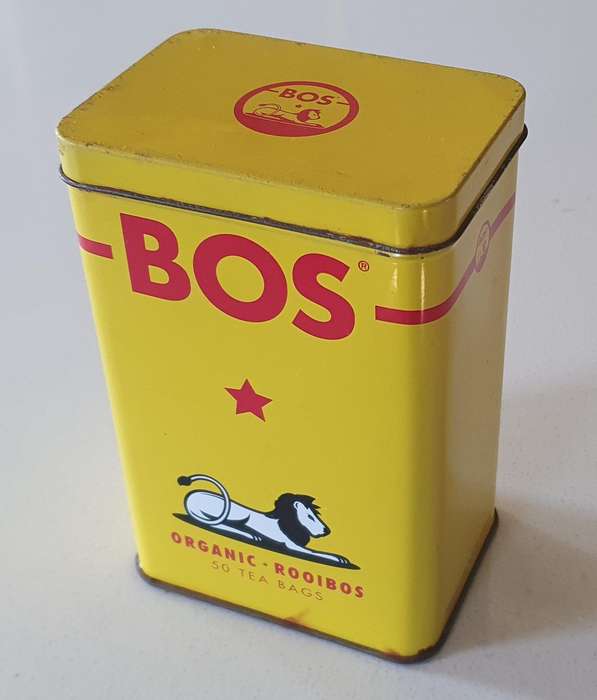 BOS organic rooibos tea tin as per photos