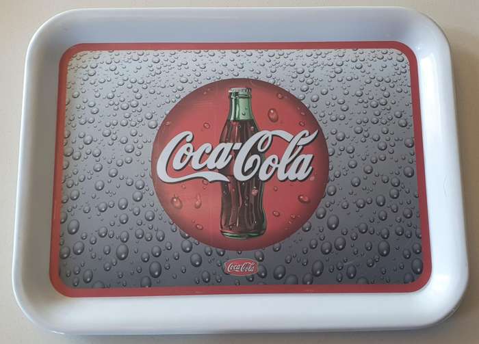 Plastic Coca Cola serving tray as per photos