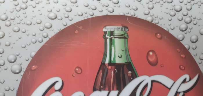 Plastic Coca Cola serving tray as per photos