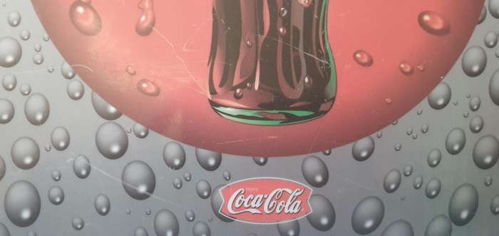 Plastic Coca Cola serving tray as per photos
