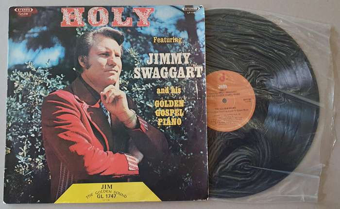 JIMMY SWAGGART - Holy - vintage vinyl LP as per photo