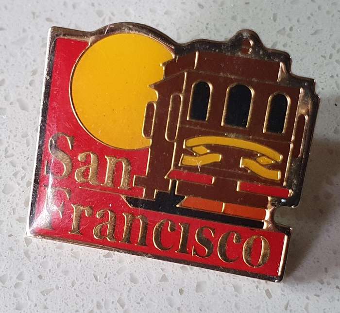 SAN FRANCISCO TRAVELING PIN as per photo