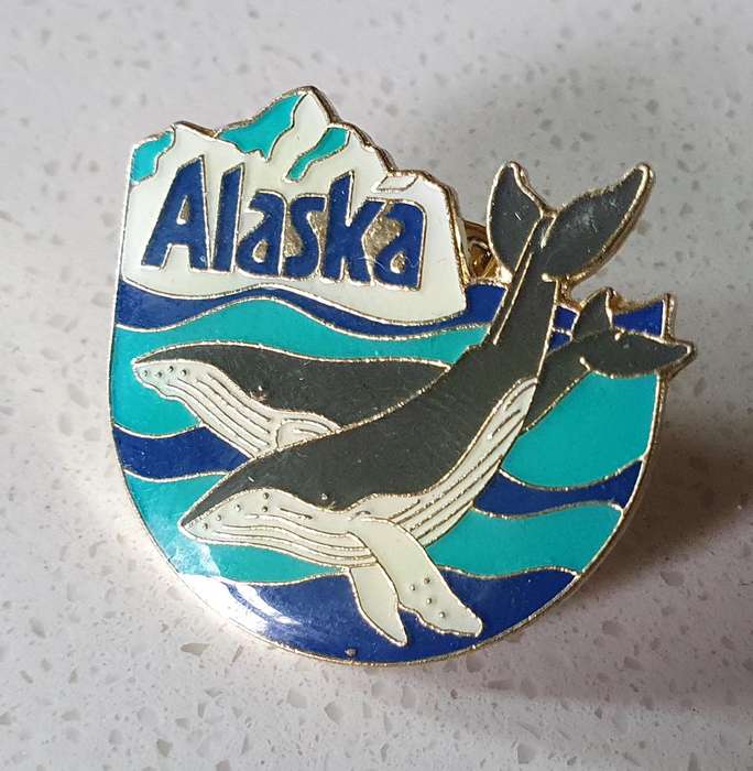 ALASKA TRAVELING PIN as per photo