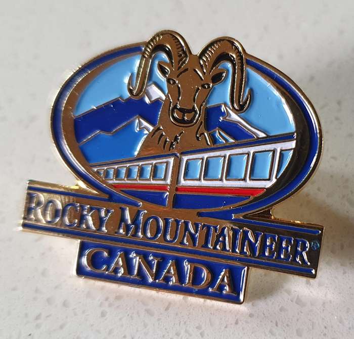 CANADA ROCKY MOUNTAINEER TRAVELING PIN as per photo