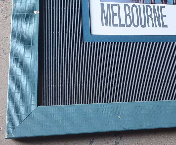 Framed architectural print of MELBOURNE -  as per photo