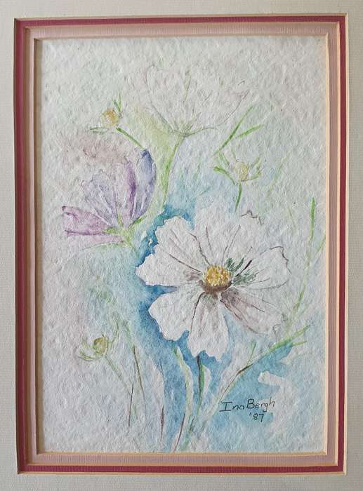 Original water colour painting by Ina Bergh