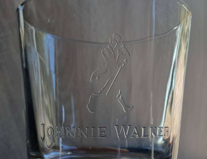 Set of 2 JOHNNY WALKER GLASSES - one lot as per photos