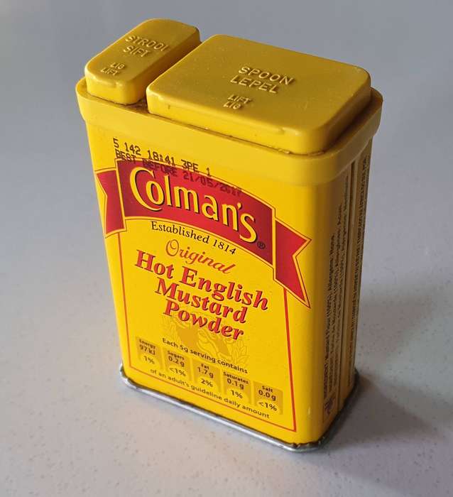 COLEMAN's mustars powder tin as per photo